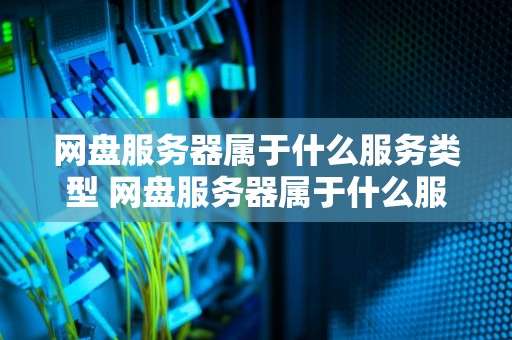 网盘服务器属于什么服务类型 网盘服务器属于什么服务类型的软件