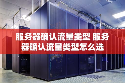 服务器确认流量类型 服务器确认流量类型怎么选