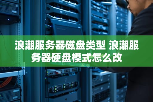 浪潮服务器磁盘类型 浪潮服务器硬盘模式怎么改