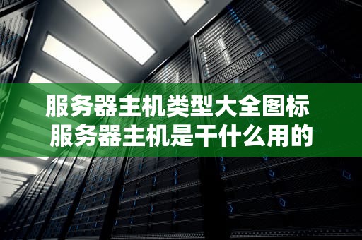 服务器主机类型大全图标 服务器主机是干什么用的
