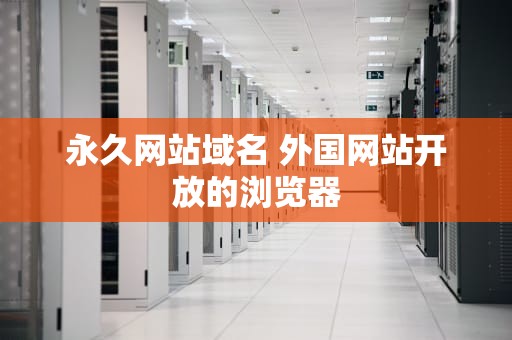 永久网站域名 外国网站开放的浏览器