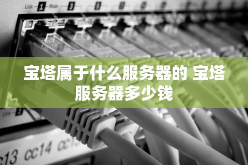 宝塔属于什么服务器的 宝塔服务器多少钱