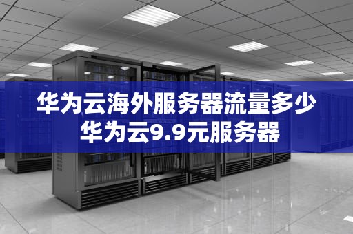 华为云海外服务器流量多少 华为云9.9元服务器