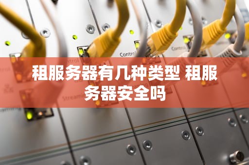 租服务器有几种类型 租服务器安全吗