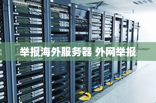 举报海外服务器 外网举报
