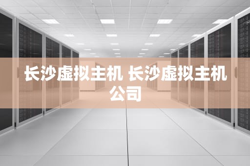 长沙虚拟主机 长沙虚拟主机公司