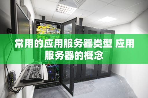 常用的应用服务器类型 应用服务器的概念