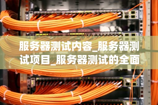 服务器测试内容_服务器测试项目_服务器测试的全面指南