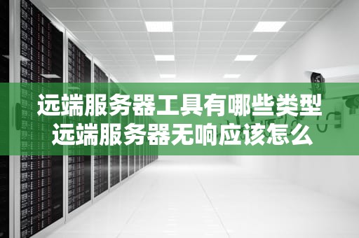 远端服务器工具有哪些类型 远端服务器无响应该怎么办