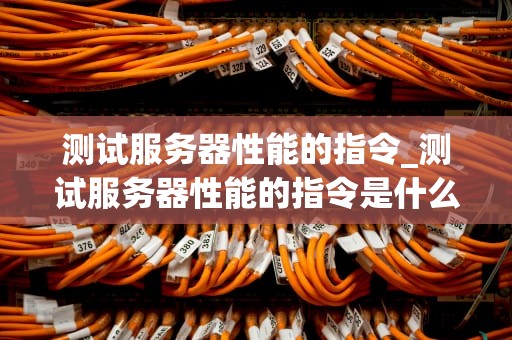 测试服务器性能的指令_测试服务器性能的指令是什么_服务器性能测试指令的全面解析