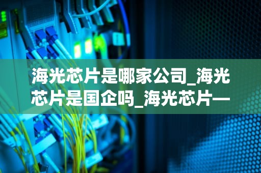 海光芯片是哪家公司_海光芯片是国企吗_海光芯片——中国半导体行业的领军企业