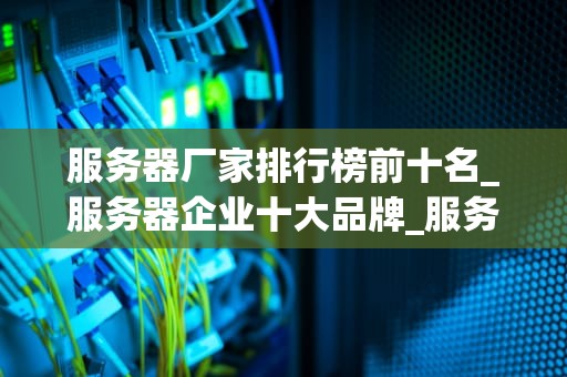 服务器厂家排行榜前十名_服务器企业十大品牌_服务器厂家排行榜前十名