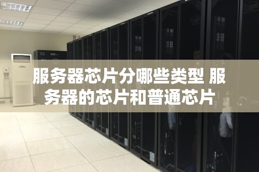 服务器芯片分哪些类型 服务器的芯片和普通芯片