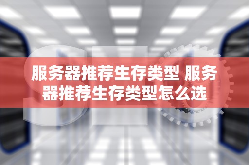 服务器推荐生存类型 服务器推荐生存类型怎么选