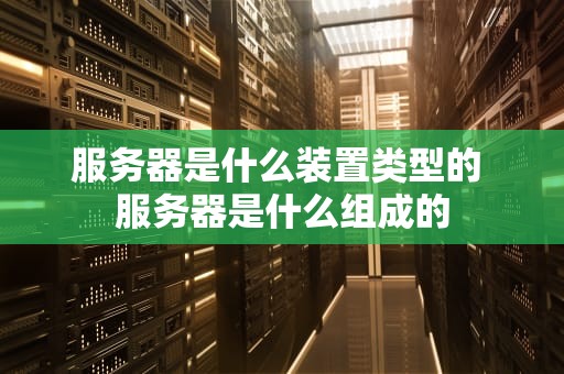 服务器是什么装置类型的 服务器是什么组成的