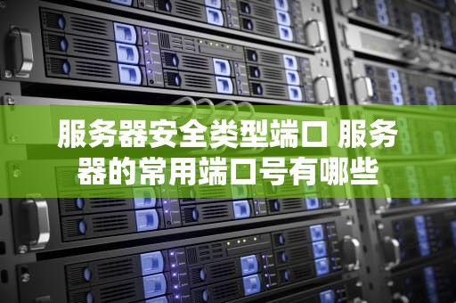 服务器安全类型端口 服务器的常用端口号有哪些