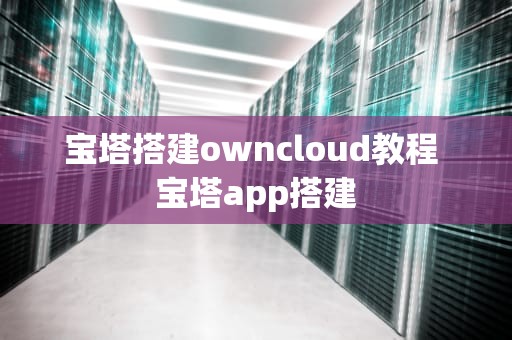 宝塔搭建owncloud教程 宝塔app搭建