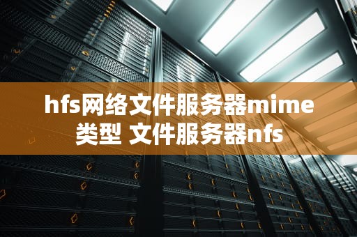 hfs网络文件服务器mime类型 文件服务器nfs