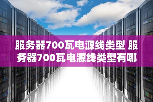 服务器700瓦电源线类型 服务器700瓦电源线类型有哪些