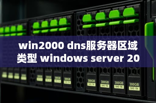 win2000 dns服务器区域类型 windows server 2008 dns