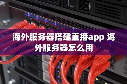 海外服务器搭建直播app 海外服务器怎么用