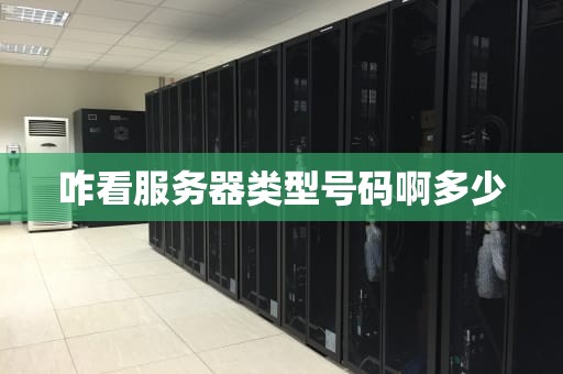 咋看服务器类型号码啊多少