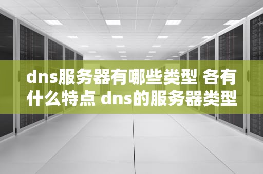 dns服务器有哪些类型 各有什么特点 dns的服务器类型