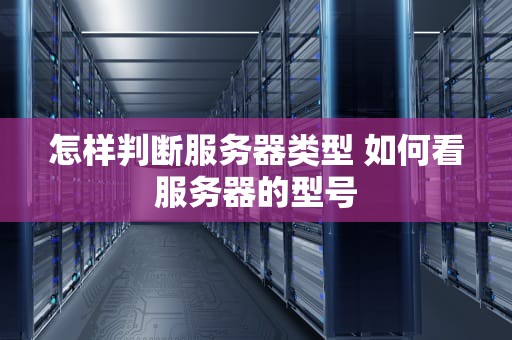 怎样判断服务器类型 如何看服务器的型号