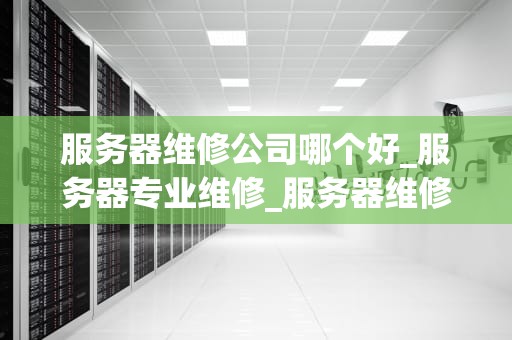 服务器维修公司哪个好_服务器专业维修_服务器维修公司选择指南