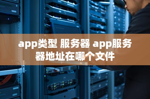 app类型 服务器 app服务器地址在哪个文件