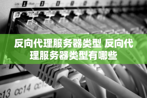 反向代理服务器类型 反向代理服务器类型有哪些