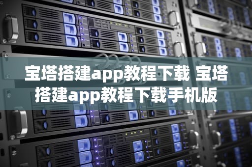 宝塔搭建app教程下载 宝塔搭建app教程下载手机版