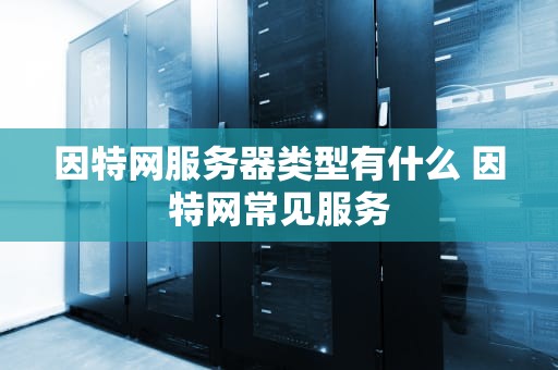 因特网服务器类型有什么 因特网常见服务