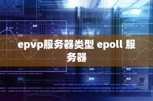 epvp服务器类型 epoll 服务器