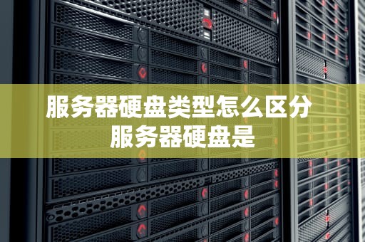 服务器硬盘类型怎么区分 服务器硬盘是