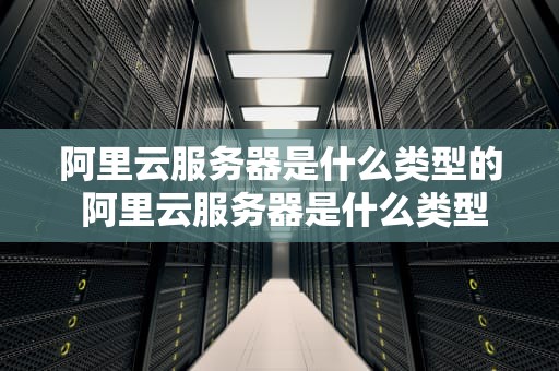 阿里云服务器是什么类型的 阿里云服务器是什么类型的服务器