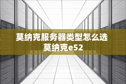 莫纳克服务器类型怎么选 莫纳克e52