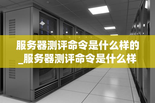服务器测评命令是什么样的_服务器测评命令是什么样的啊_服务器测评命令详解