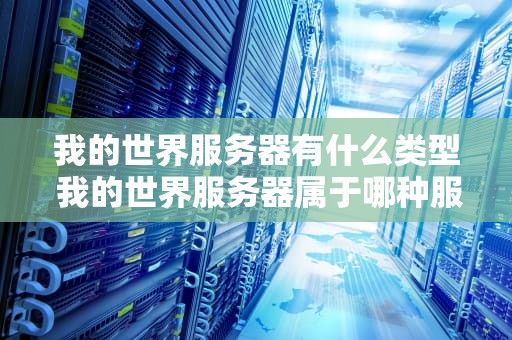 我的世界服务器有什么类型 我的世界服务器属于哪种服务器