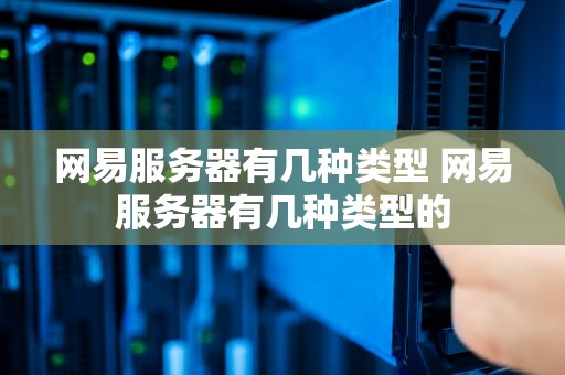 网易服务器有几种类型 网易服务器有几种类型的