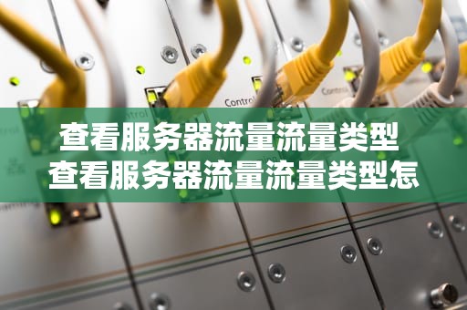 查看服务器流量流量类型 查看服务器流量流量类型怎么查