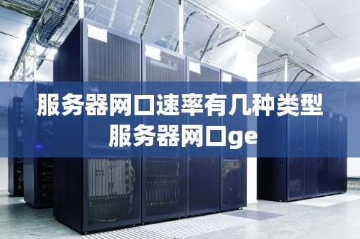 服务器网口速率有几种类型 服务器网口ge