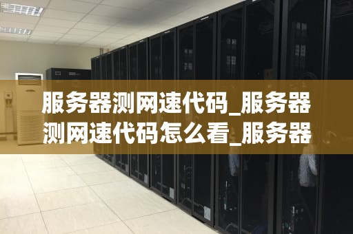 服务器测网速代码_服务器测网速代码怎么看_服务器测网速代码的实现与优化