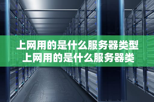 上网用的是什么服务器类型 上网用的是什么服务器类型的