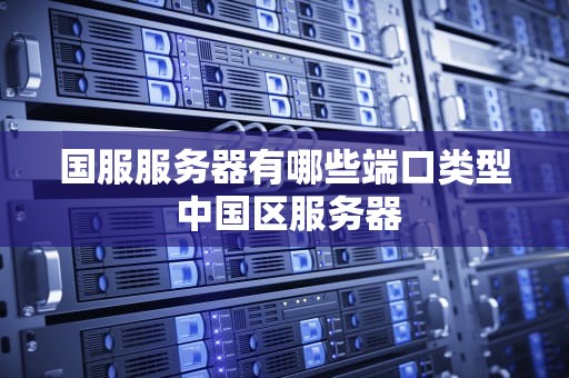 国服服务器有哪些端口类型 中国区服务器
