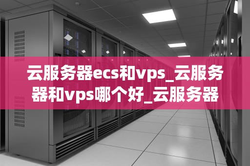 云服务器ecs和vps_云服务器和vps哪个好_云服务器ECS与VPS的比较与选择