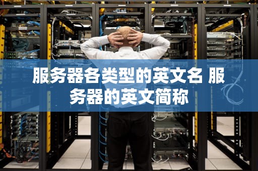 服务器各类型的英文名 服务器的英文简称