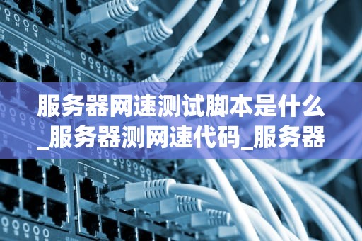 服务器网速测试脚本是什么_服务器测网速代码_服务器网速测试脚本的编写与应用