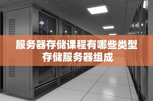 服务器存储课程有哪些类型 存储服务器组成