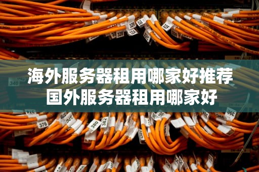 海外服务器租用哪家好推荐 国外服务器租用哪家好